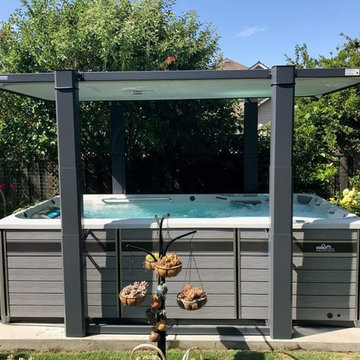 Endless Pools with Covana Gazebo