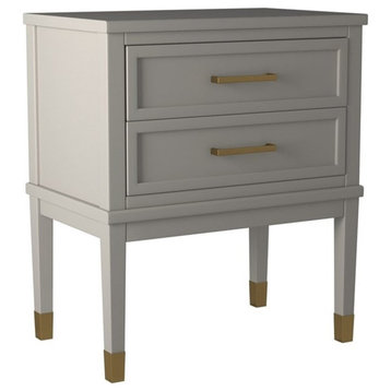 Picket House Furnishings Brody Side Table in Grey Wood