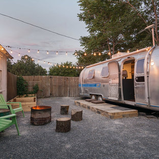 Eclectic gravel patio photo in Salt Lake City with no cover