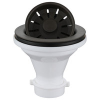 Karran 4-1/2" Kitchen Sink Basket Strainer, Brown
