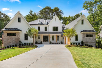 Transitional exterior home photo in Atlanta