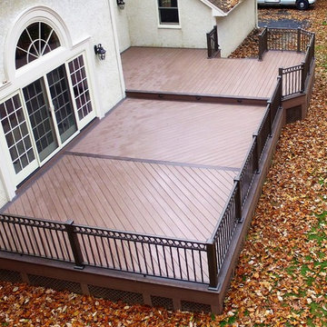 Wolf Deck with Westbury Aluminum Rail in Califon, NJ