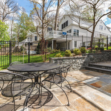 Chevy Chase, MD Contemporary Multi-level Deck & Exterior
