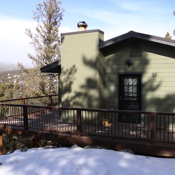 Mountain Cabin Exterior Remodel | James Hardie Siding & Pella Window Replacement