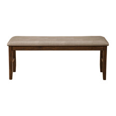 50 Most Por Faux Leather Dining Benches For 2018 Houzz Alpine Furniture Inc Emery Dining Bench Benches