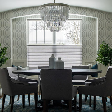 Elmhurst Vignette Modern Roman Shades