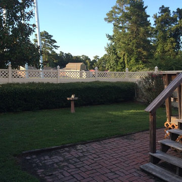 Conway Sand Vinyl Fence
