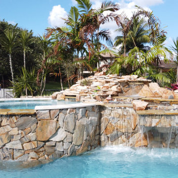 After - Beach Entry Pool with Spa and Grotto