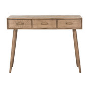 Safavieh Albus 3-Drawer Console Table, Desert Brown