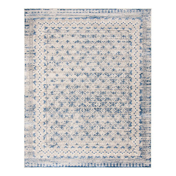 Safavieh Brentwood Collection BNT899 Rug, Light Grey/Blue, 8'x10'