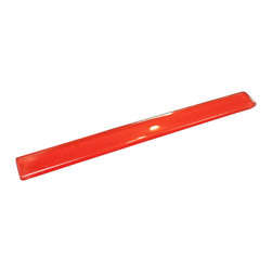1x12 Glossy Hot Red Subway Glass Mosaic Tiles - Home Accessories & Decor