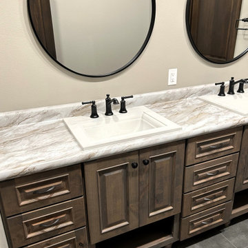 Lake View Home - Knotty Alder Vanity