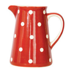 Go Dotty Pitcher in Red - Pitchers