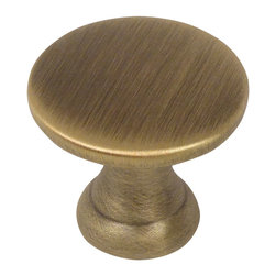 Cosmas - Cosmas 4545BAB Brushed Antique Brass Cabinet Knob - Cabinet And Drawer Knobs