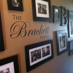 The Brackett Family - Wall Decals