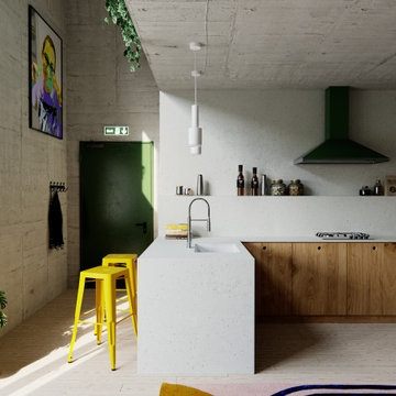 Silestone Urban Crush Lime Delight