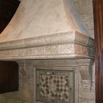 Wall treatments: wallpaper, paint, faux decorative paint finishes