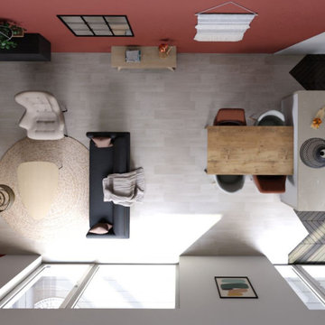 Lyon - Aménagement sur plan d'un appartement