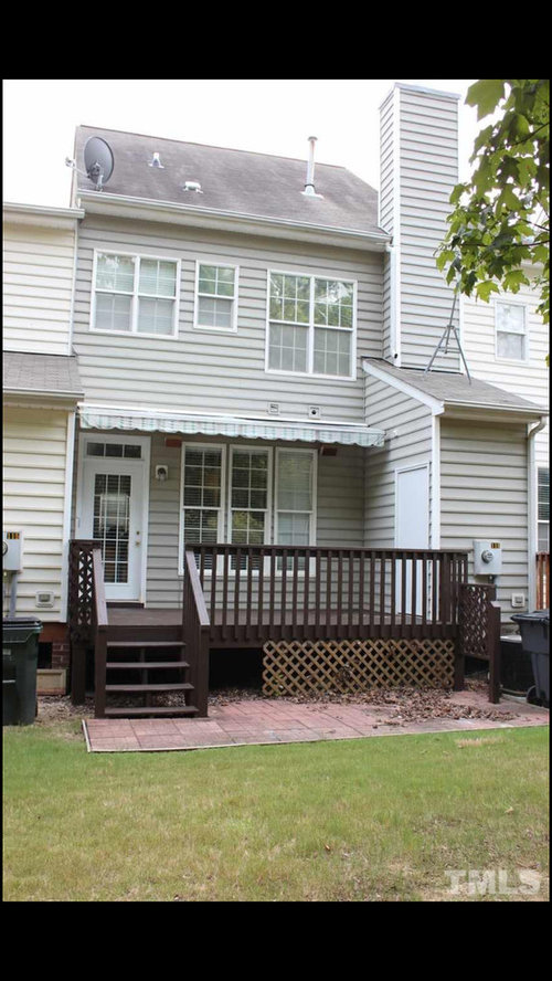 Moving a corner gas fireplace to center of wall in townhome.