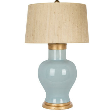 Paradiso Cove Couture Table Lamp Mist Blue