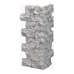164-JERUSALEM STACKED CORNER 24"H X 7"W X 1"D - Wall Panels
