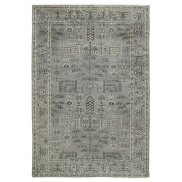 Jaipur Living Ginerva Hand-Knotted Oriental Area Rug, Gray, 8'6"x11'6"
