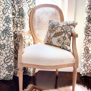 Country French Master Bedroom — Watch Hill, RI