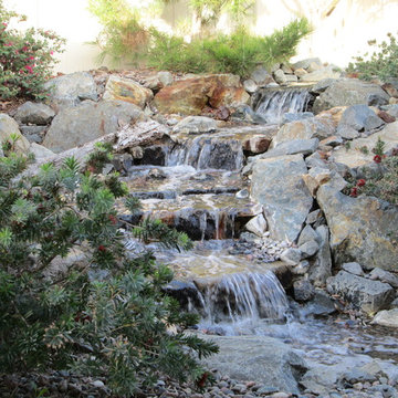 Cool outdoor waterfall in Riverside, ca