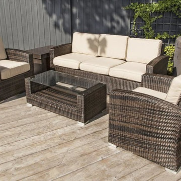 Kontiki Conversation Sets - Wicker Sofa Sets - Monte Carlo 4 Piece Conversation