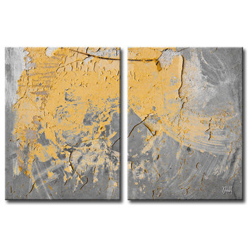 Abstract ABS XVI, Canvas Wall Art, 30"x20" 2-Panels