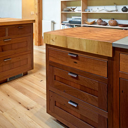 Reclaimed Walnut Kitchen Cabinetry - Kitchen Cabinetry