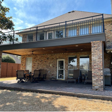 Balcony Deck And Dry Under Deck Living Space in Garland TX