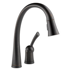 Delta Pilar&reg; Single Handle Pull-Down Kitchen Faucet with Touch2O&reg; Technology - Kitchen Faucets