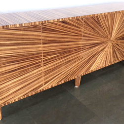 Noble Starburst Veneer Credenza - Buffets And Sideboards