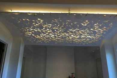 LED Lighting - Floating Flower Cloud Art