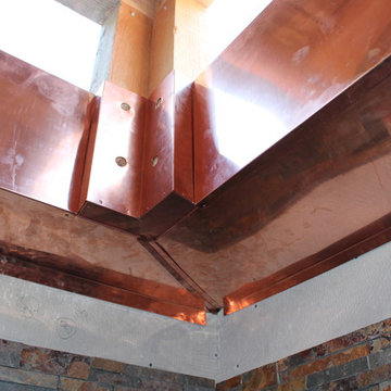 Copper Fascias,Soffits and Posts Cladding/Wrapping