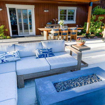 Portable firepit area