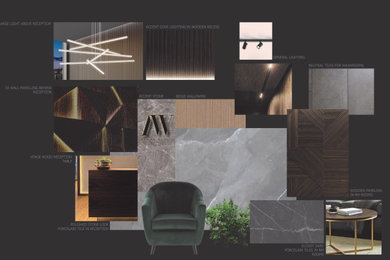 Inspiration for a mid-sized contemporary home design remodel in Other