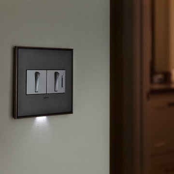 adorne® Whisper Switch and adorne® Whisper Dimmer with 2-Gang Wall Plate