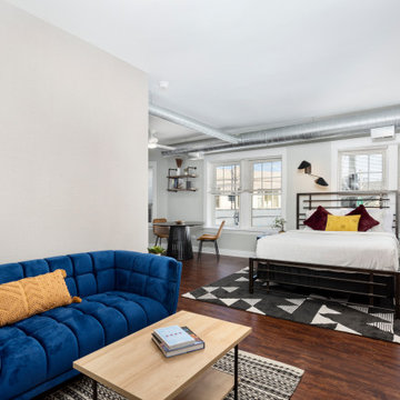Montrose Flat Renovation: Mid-mod Eclectic