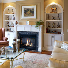 Fireplace in diningroom