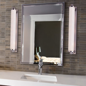 Sheridan Bath and Vanity Sconces above Bathroom Sink