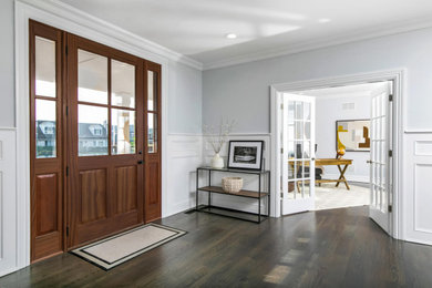 Example of a beach style entryway design in New York