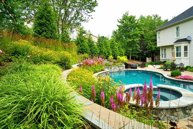 Swimming pool and complete landscape.