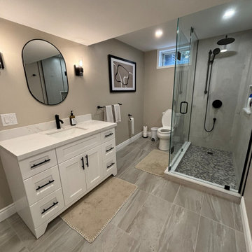Dianne & Steven's Basement Bathroom (From Scratch)