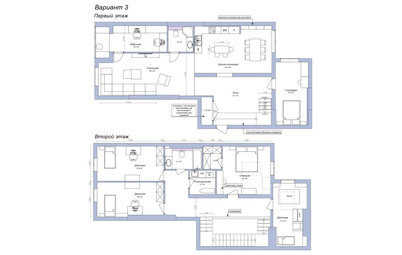 Поиск планировки: Квартира в таунхаусе — 3 варианта и финал