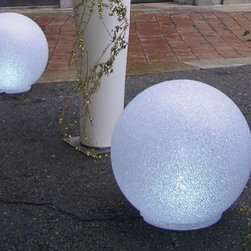 Crystal Moon Outdoor Floor Lamp by Serralunga - Outdoor Floor Lamps