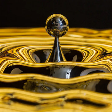 Golden Touch: A Luxury Bathroom with the Interference Towel Dryer