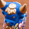 Blue Pucara Bull Ceramic Figurine, Peru