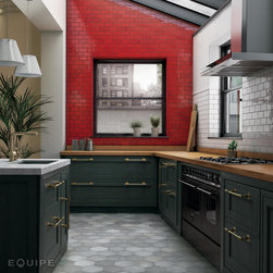 VillageVolcanic Red / White - Mosaic Tiles